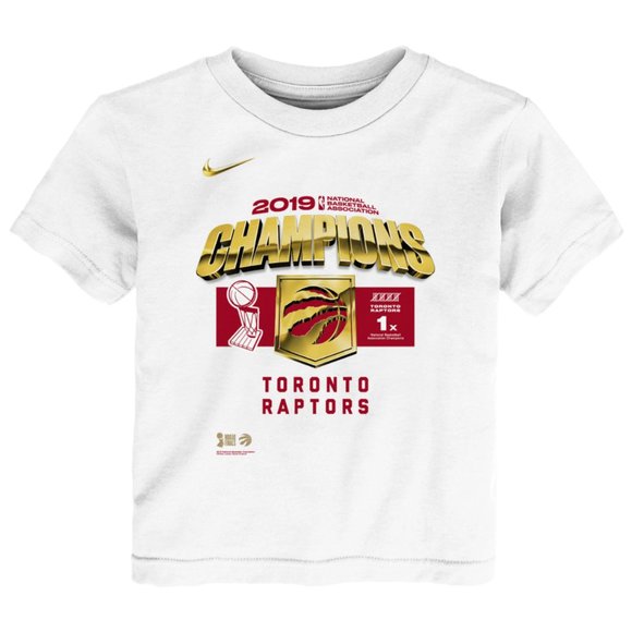 Toronto Raptors Nike White 2019 NBA Finals Tee - Picture 1 of 1